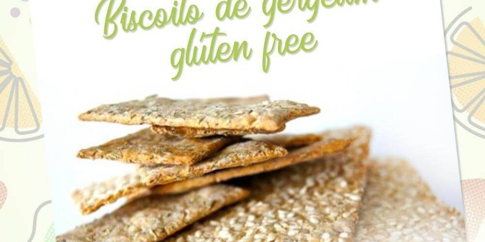 Biscoito de gergelim sem gúten