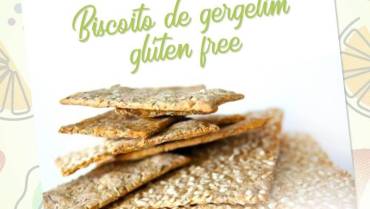 Biscoito de gergelim sem gúten